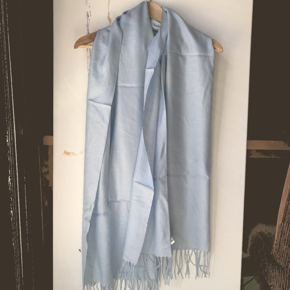 Pashmina Scarf - Baby Blue